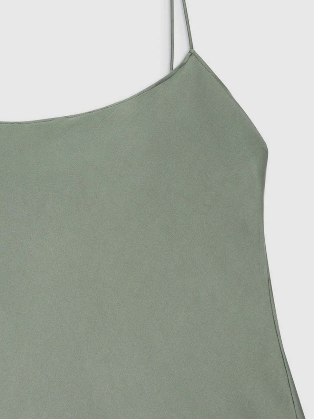 ANINE BING CHLOE SILK DRESS - ARTICHOKE - Picture 2 of 6